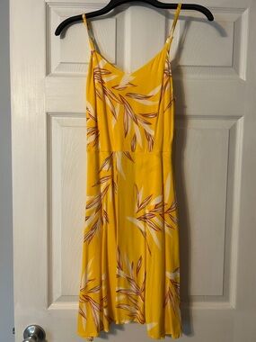 Apt. 9 Bright Yellow Floral Spaghetti-Strap Midi Dress